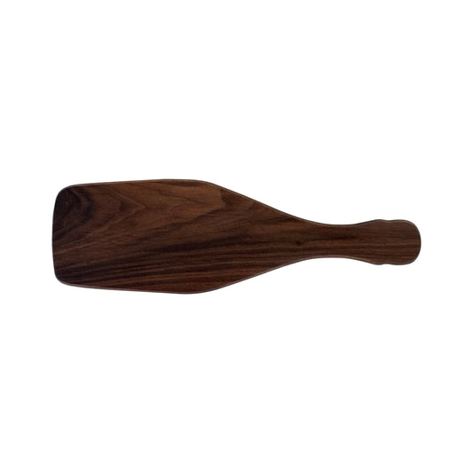 Champagne Charcuterie Board handcrafted from solid walnut, designed for serving bubbly and elegant small bites