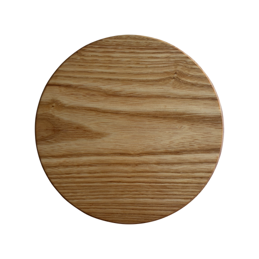 Shape Up board set with square, circle, and triangle boards handcrafted from solid walnut, ideal for serving and display