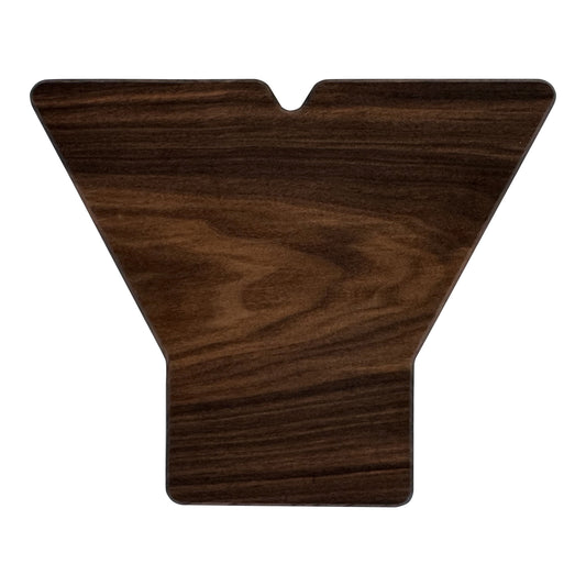 Yum 3 Letter Board Set handcrafted from solid walnut, perfect for charcuterie spreads, kitchen styling, or gifting