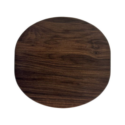 Number 0-shaped charcuterie board crafted from sustainably sourced American walnut with a food-safe finish and beveled edges, ideal for stylishly serving meats, cheeses, fruits, or desserts at birthdays and milestone celebrations
