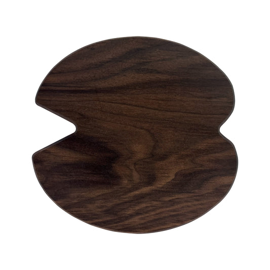 Number 3-shaped charcuterie board crafted from sustainably sourced American walnut with a food-safe finish and beveled edges, ideal for stylishly serving meats, cheeses, fruits, or desserts at birthdays and milestone celebrations