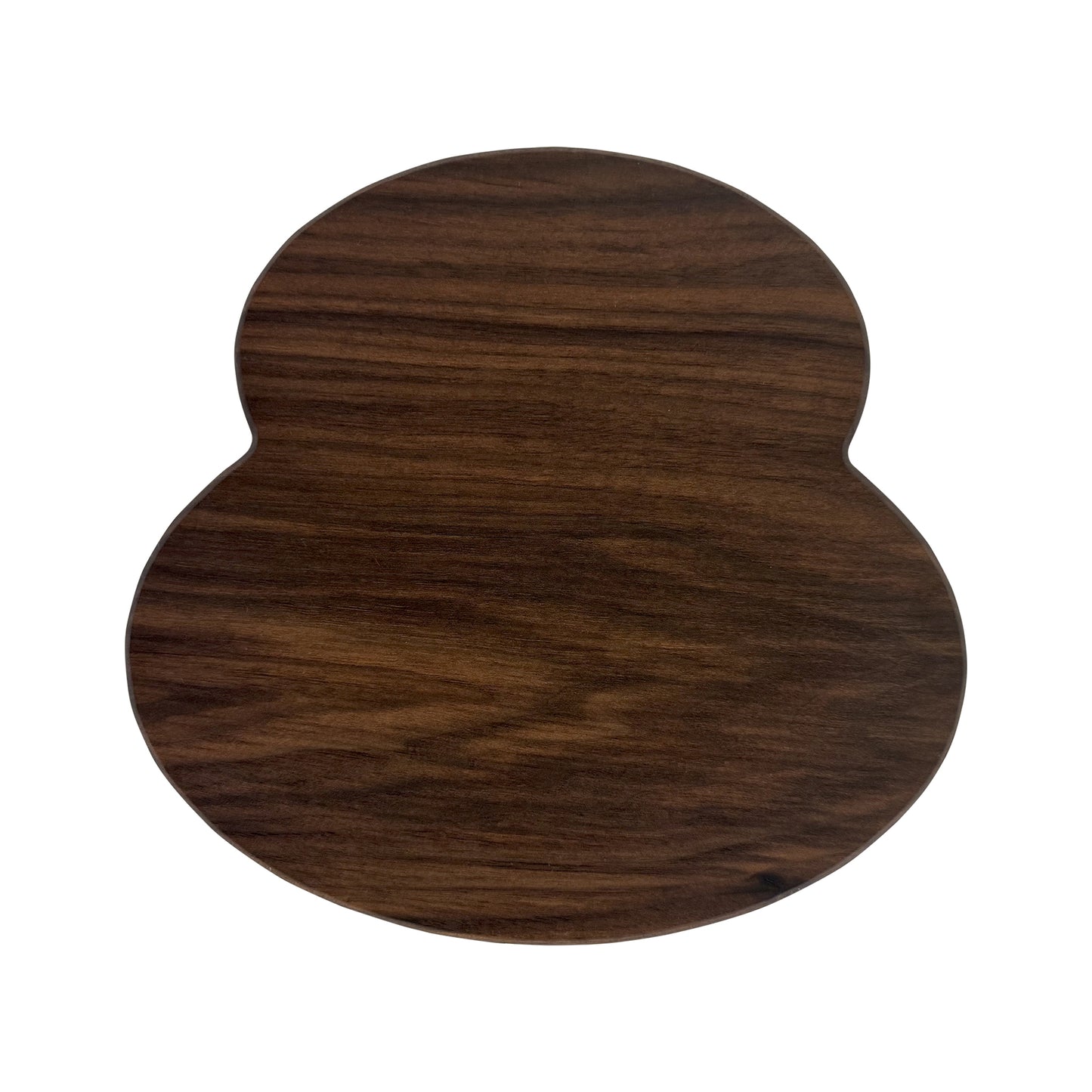 Number 8-shaped charcuterie board made from sustainably sourced American walnut with a food-safe finish and beveled edges, perfect for serving meats, cheeses, fruits, or desserts at birthdays, anniversaries, or celebratory events